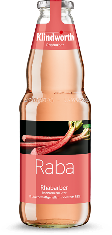 Klindworth Raba Rhabarber Flasche 1 x 0,2 l Glas Mehrweg 