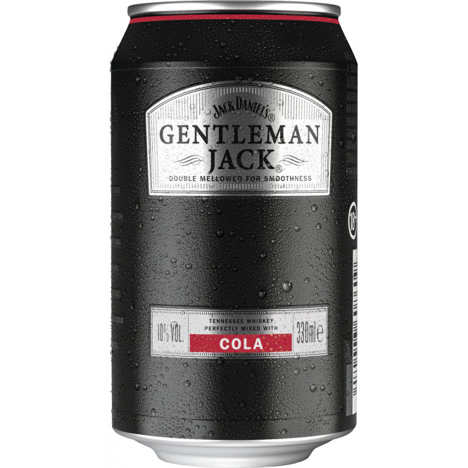 Jack Daniel's Gentleman Jack & Cola 1 x 0,33 l (Dose) EINWEG zzgl. 0,25 € Pfand 