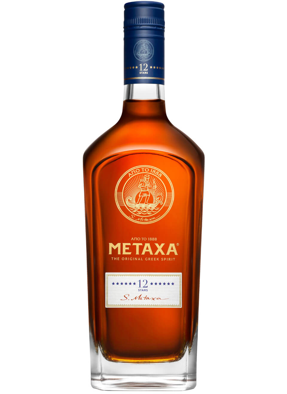  Metaxa 12 Jahre Brandy Flasche 1 x 0,7 l