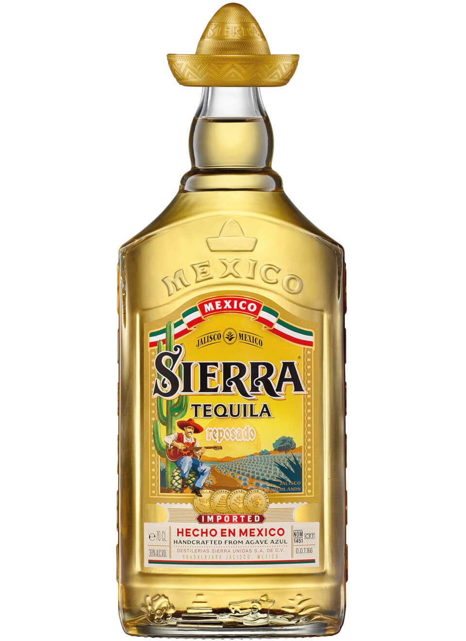  Sierra Gold Tequila Reposado Flasche 1 x 0,7 l