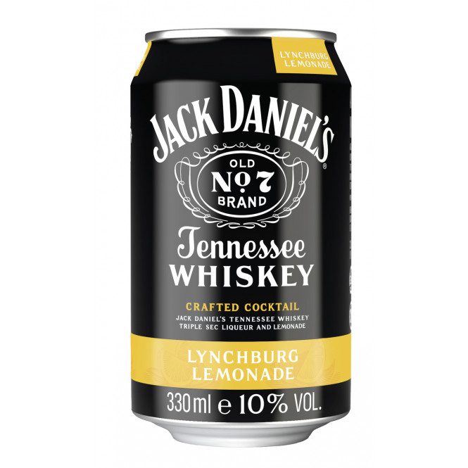 Jack Daniel's Lynchburg Lemonade  1 x 0,33 l (Dose) EINWEG zzgl. 0,25 € Pfand 