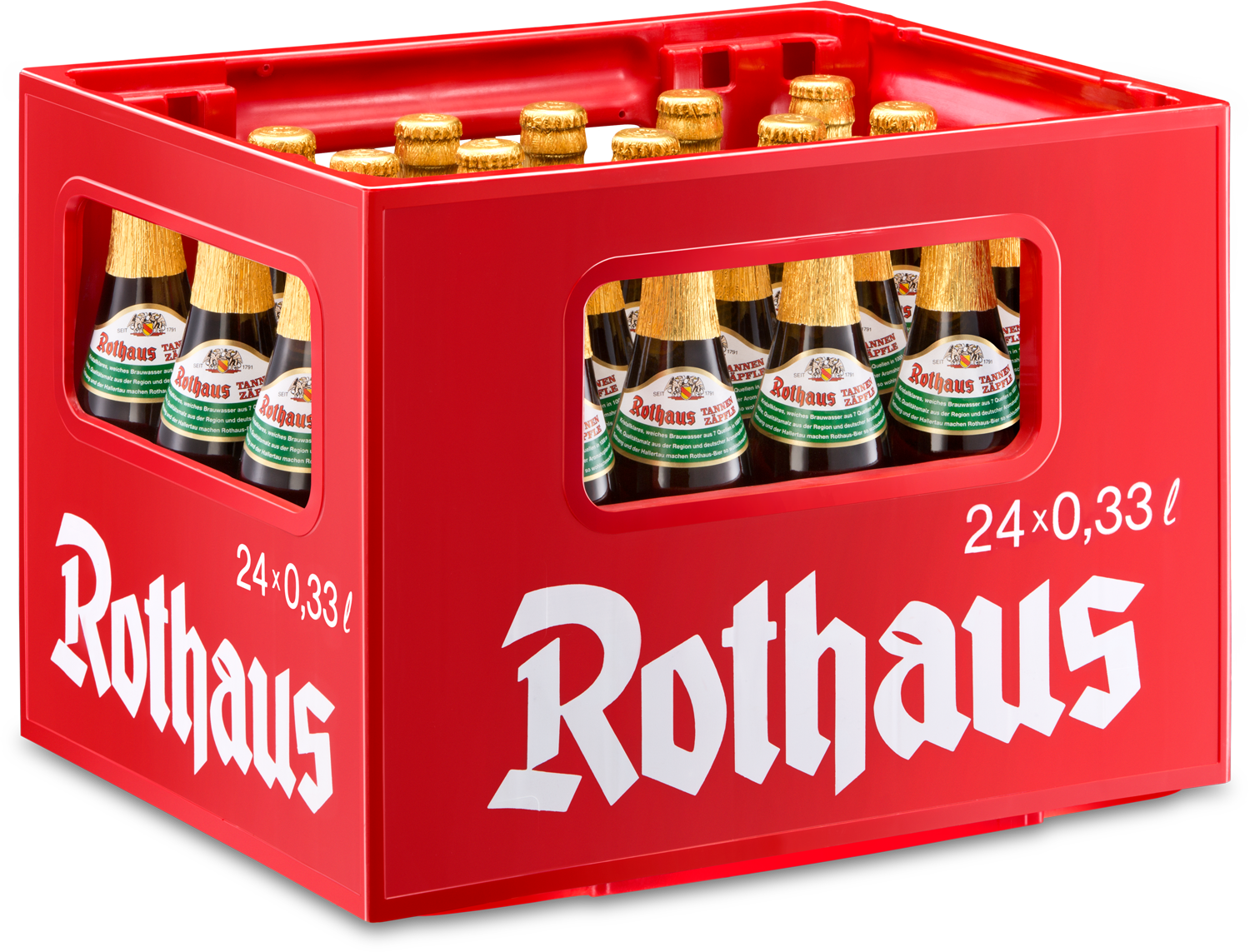 Rothaus Tannenzäpfle 24 x 0,33 l (Glas) MEHRWEG Kiste zzgl. 3,42 € Pfand