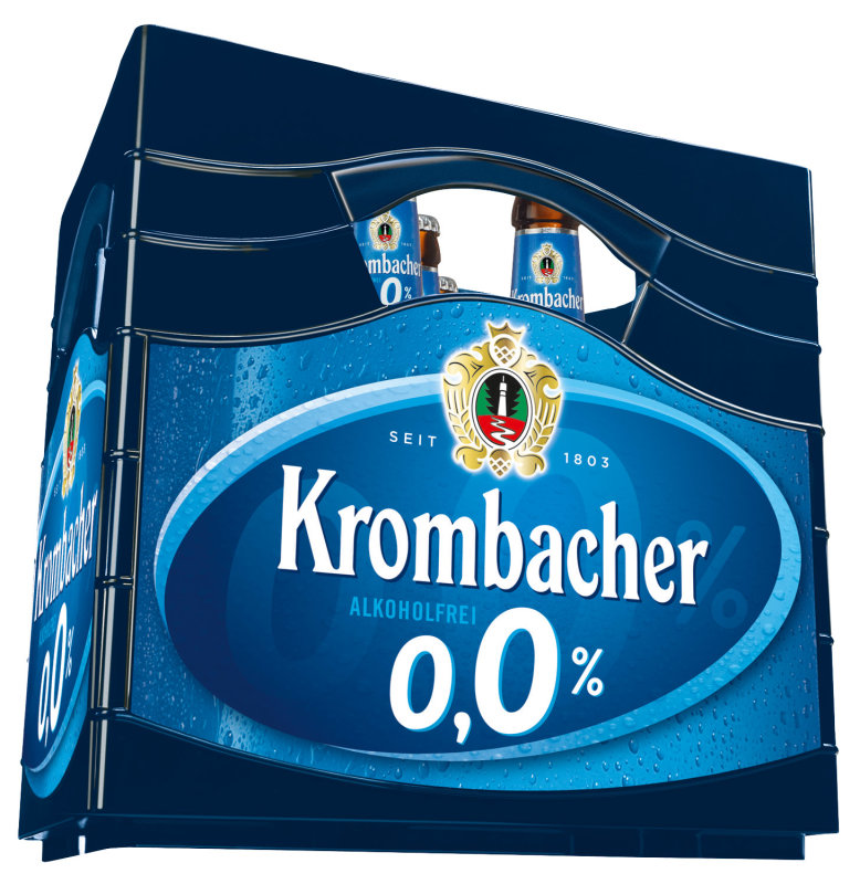  Krombacher Alkoholfreies Pils 11 x 0,5 l (Glas) MEHRWEG Kiste zzgl. 2,38 € Pfand