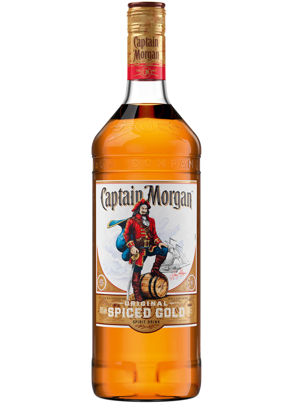  Captain Morgan Spiced Gold Flasche 1 x 1 l 