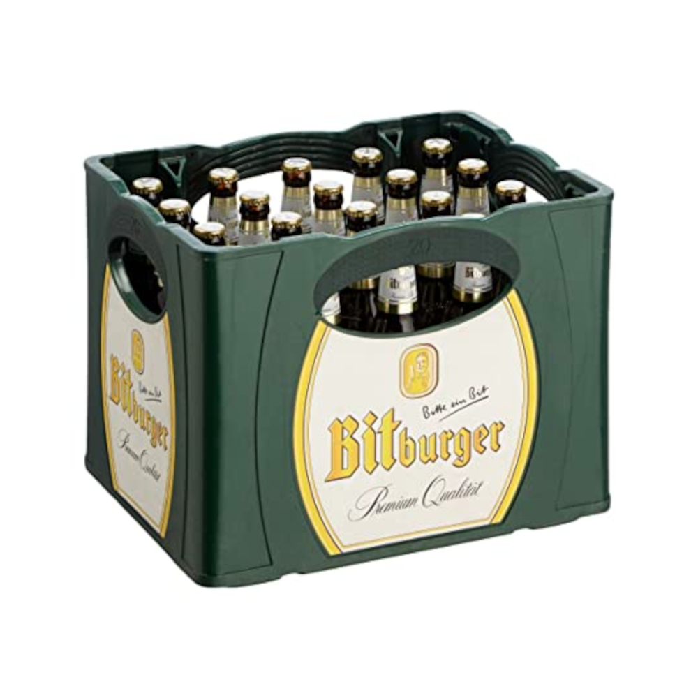 Bitburger Pils 20 x 0,5 l (Glas) MEHRWEG Kiste zzgl. 3,10 € Pfand