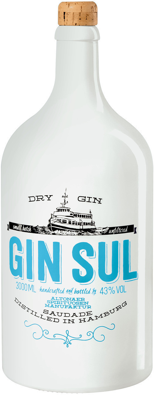 Gin Sul Dry Gin 43% Vol. 3 l