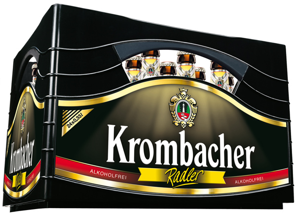 Krombacher Radler alkoholfrei Kasten 24 x 0,33 l Glas Mehrweg