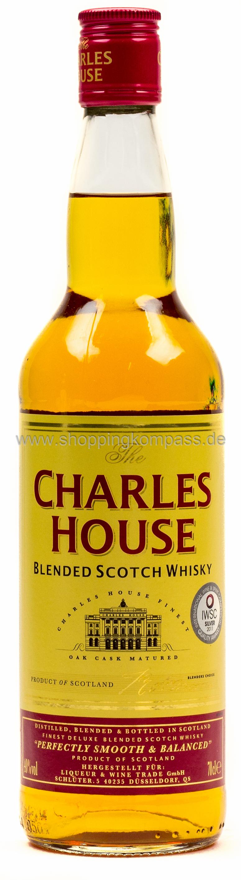 The Charles House Whiskey Flasche 1 x 0,7 l 