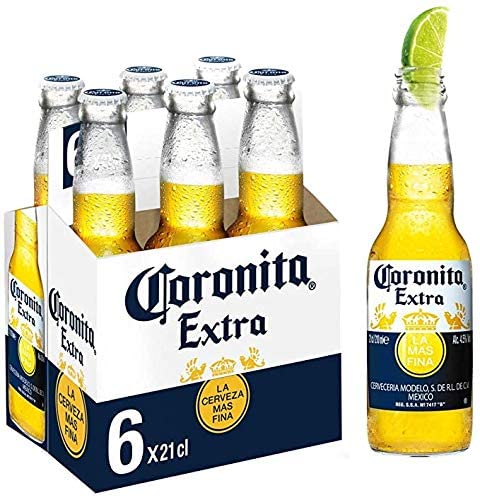 Corona Extra aus Mexiko 6er Pack 6 x 0,33 l Glas Mehrweg