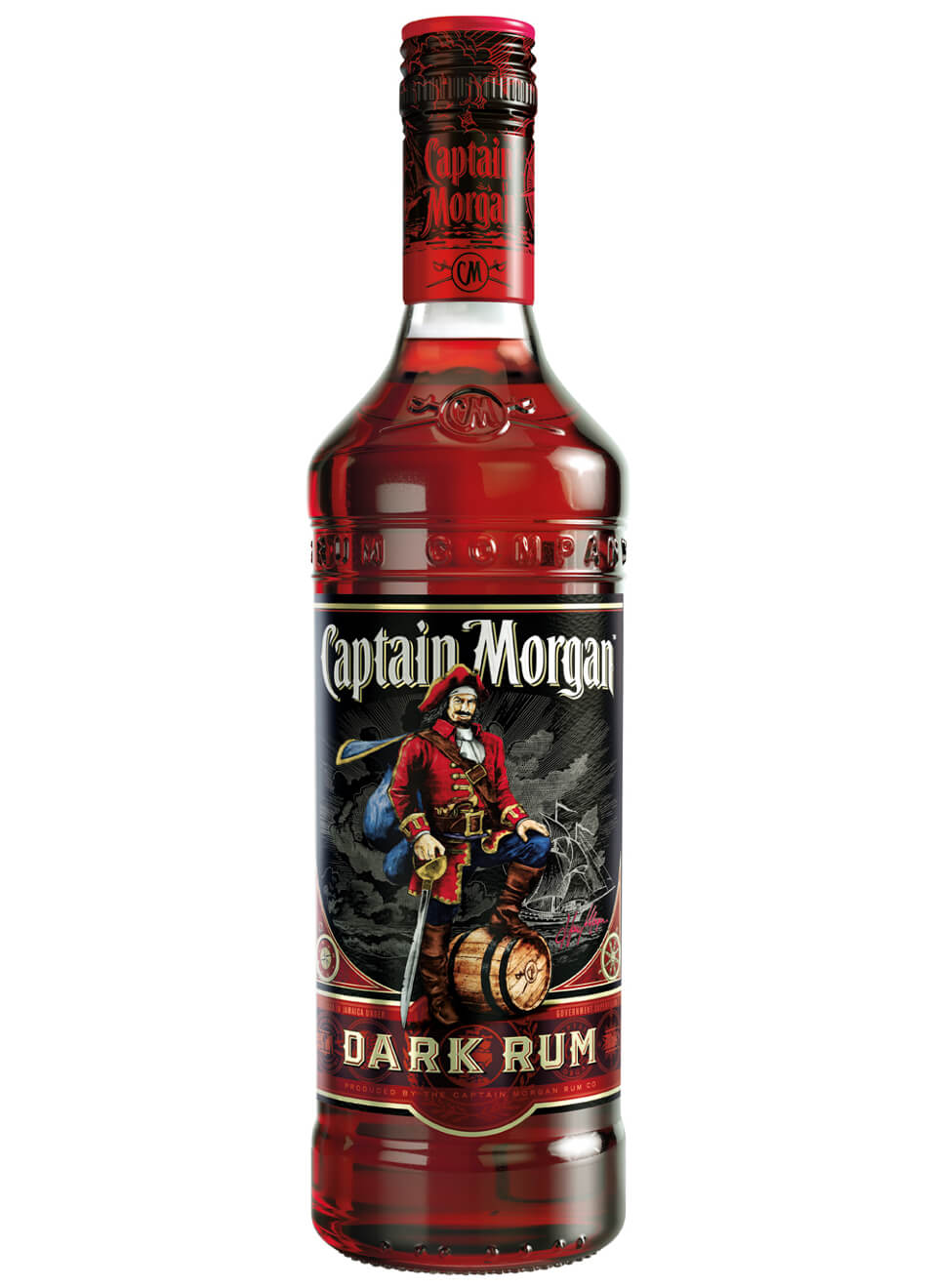  Captain Morgan Dark Rum Flasche 1 x 0,7 l 