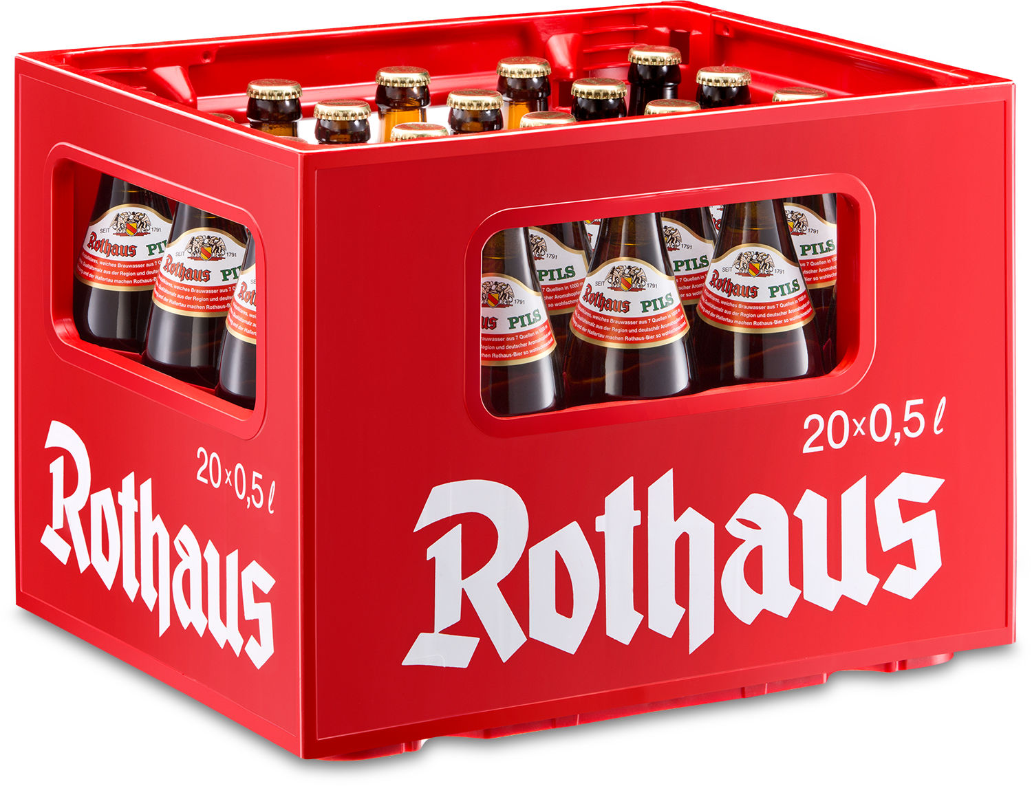 Rothaus Pils 20 x 0,5 l (Glas) MEHRWEG Kiste zzgl. 3,42 € Pfand