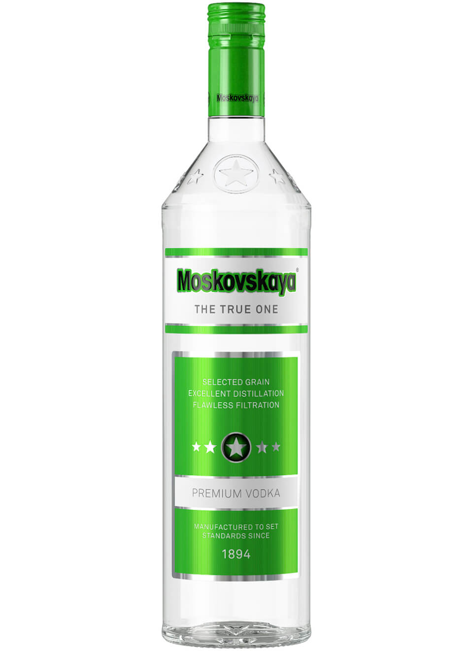  Moskovskaya Wodka Flasche 1 x 1 l