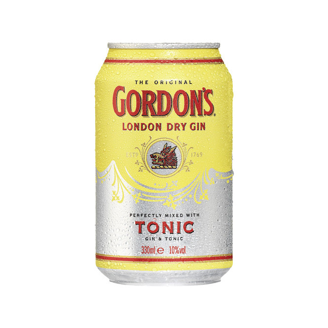 Gordons Gin Tonic 1 x 0,33 l (Dose) EINWEG zzgl. 0,25 € Pfand