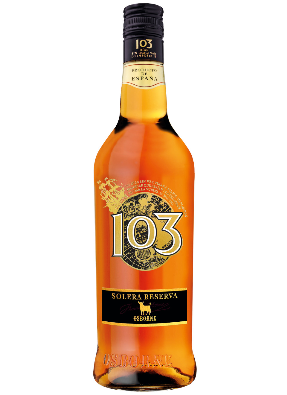  Osborne 103 Etiqueta Negra Brandy Flasche 1 x 0,7 l 