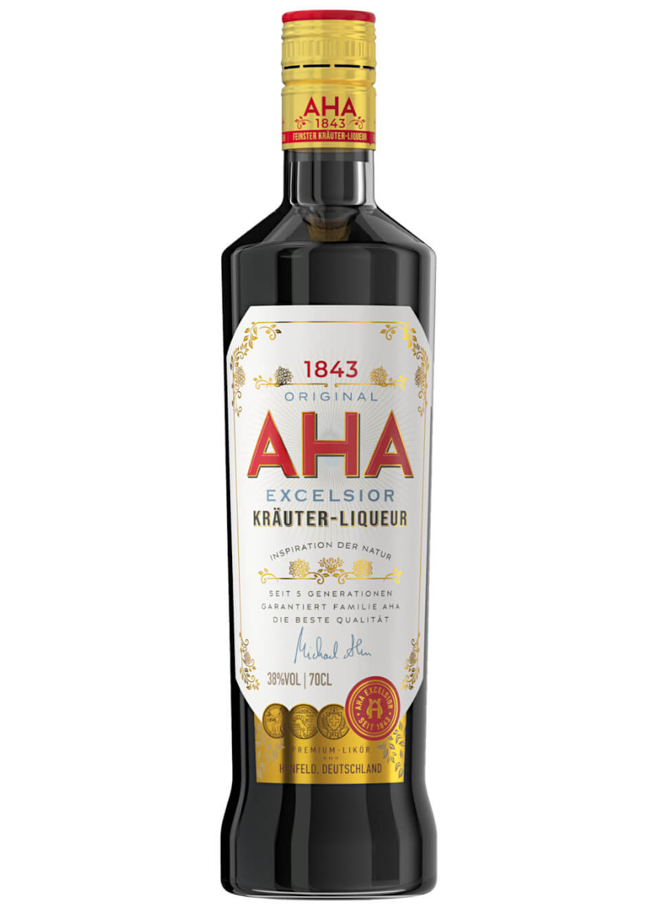  AHA Excelsior Kräuter Liqueur Flasche 1 x 0,7 l 
