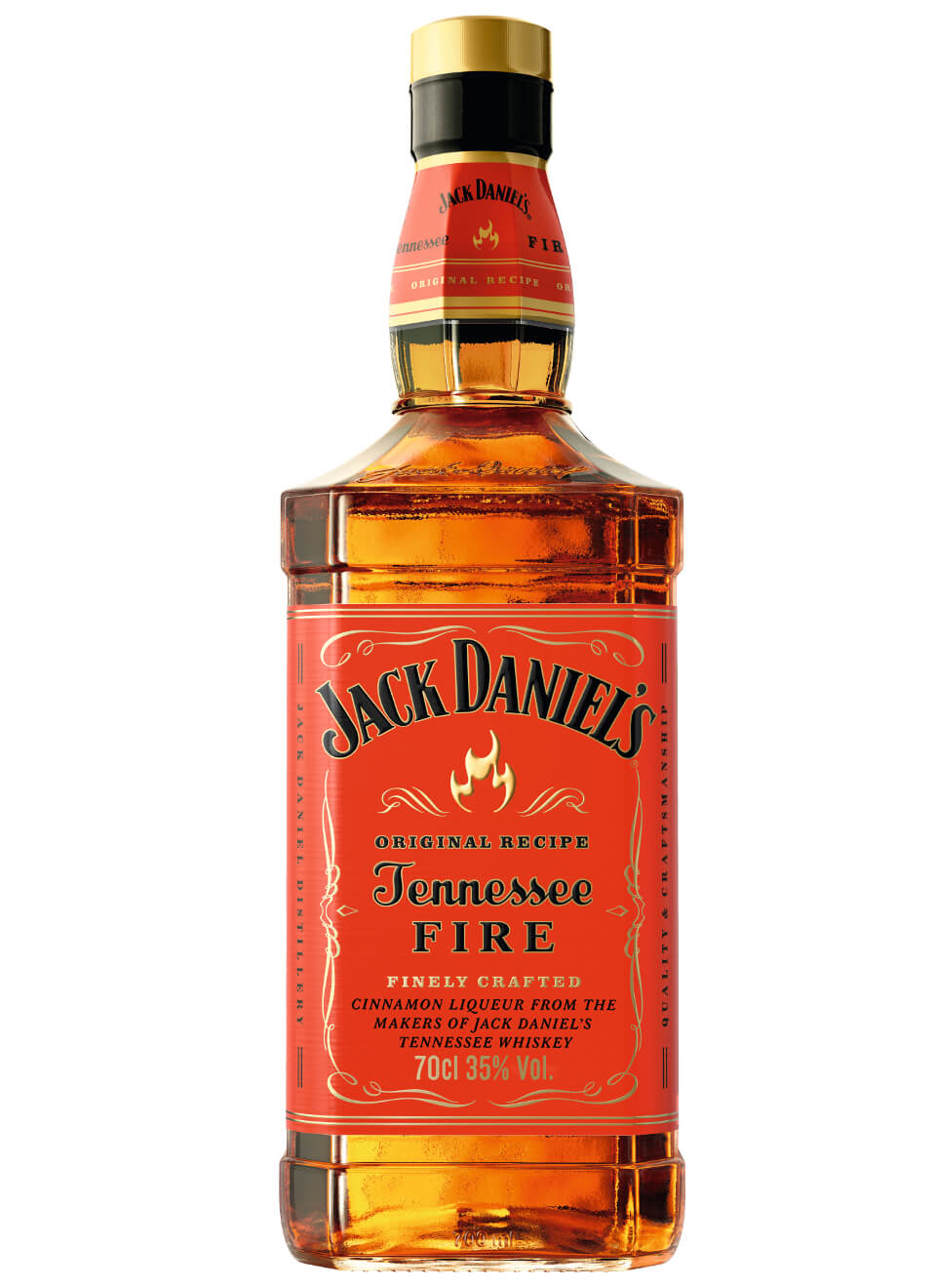  Jack Daniels Tennessee Fire Whiskey-Zimt-Likör Flasche 1 x 0,7 l