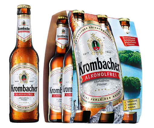 Krombacher Alkoholfreies Pilsner 6er Pack 6 x 0,33 l Glas Mehrweg
