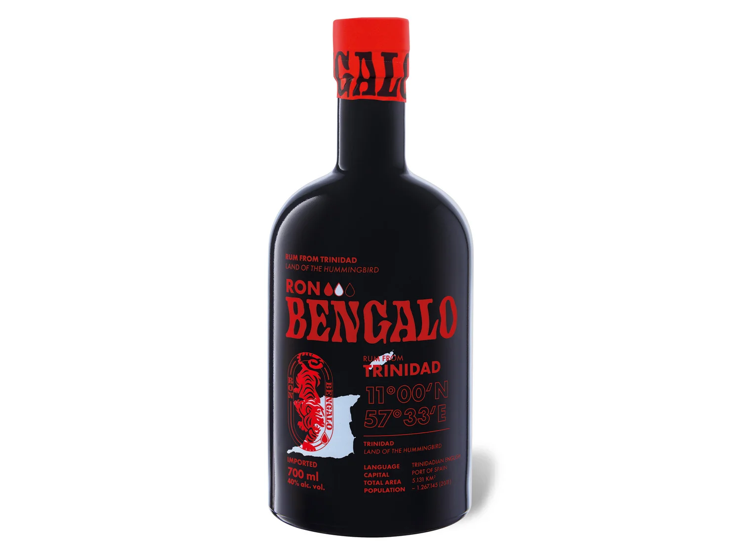Ron Bengalo Trinidad Rum 40% Vol. 0,7 l