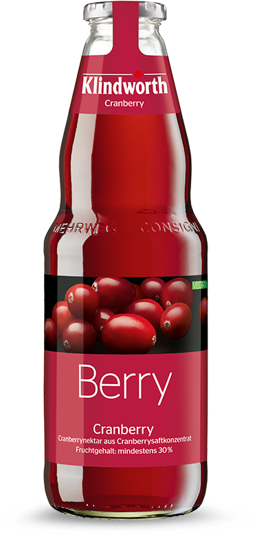  Klindworth Berry Cranberry Flasche 1 x 0,2 l Glas Mehrweg 